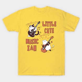 Cat musician TAA02 T-Shirt